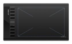 XPPen Star 03 V2 Grafiktablett Schwarz 5080 lpi 260 x 170 mm USB 