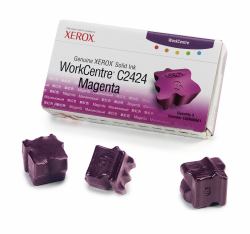 Xerox Genuine WorkCentre C2424 Solid Ink Magenta [3 Sticks] 