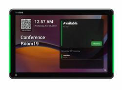 Yealink RoomPanel Plus E2 25,6 cm [10.1"] 1280 x 800 Pixel LCD 802.11a, 802.11b, 802.11g, Wi-Fi 4 [802.11n], Wi-Fi 5 [802.11ac] Grau Bluetooth 