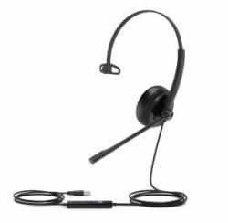 Yealink UH34 SE Mono Teams USB-A Kopfhörer Kabelgebunden Kopfband Anrufe/Musik USB Typ-A Schwarz 