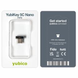 Yubico Yubikey 5C Nano Fips - Warranty: 12M