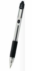Zebra Pen Z-Grip Schwarz Clip-on-Einziehkugelschreiber 