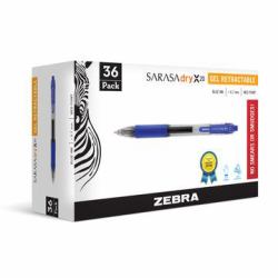 Zebra Pen SARASA dry X20 Ausziehbarer Gelschreiber Schwarz 36 Stück[e] 