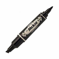 Zebra Pen Mckie Bold Permanent-Marker Block Schwarz 