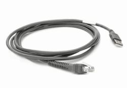 Zebra CBA-U21-S07ZBR Serien-Kabel Schwarz 2,1 m USB EAS 