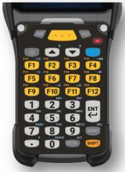 Zebra KYPD-MC9334FNR-01 Tastatur für Mobilgeräte Alphanumerische Englisch Schwarz, Grau, Gelb 