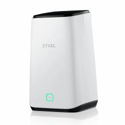 Zyxel FWA510 WLAN-Router Multi-Gigabit Ethernet Tri-Band [2,4 GHz / 5 GHz / 5 GHz] 5G Schwarz, Weiß 