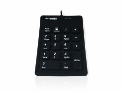 Accuratus AccuMed 100 Numerische Tastatur Universal USB Schwarz 