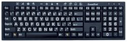 ai squared Zoomtext Tastatur - White letters on Black keys- USB. [1Year warranty] - UK version
