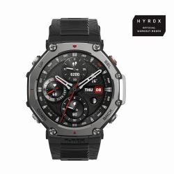 Amazfit T-Rex 3 3,81 cm [1.5"] AMOLED 48.5 mm Digital 480 x 480 Pixel Touchscreen Schwarz WLAN GPS 