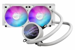 asus accessories ASUS ROG Ryuo III 240 ARGB White Edition Prozessor Flüssigkeitskühlung 12 cm Weiß 