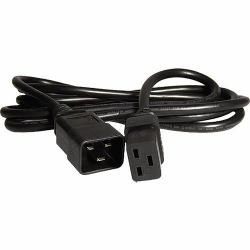 Cablenet 42-0568 Stromkabel Schwarz 2,5 m C20-Koppler C19-Koppler 
