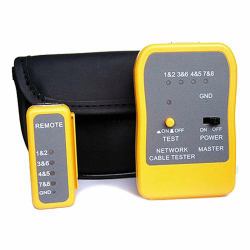 Cablenet 87-3555 Netzwerkkabel-Tester UTP/STP-Kabeltester Grau, Gelb 