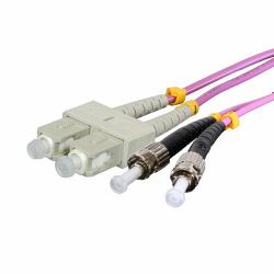 Cablenet VT3STSC3 InfiniBand/Glasfaserkabel 3 m ST SC Violett 