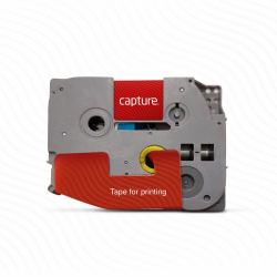 Capture CA-TZE315 Etiketten erstellendes Band Weiss auf Schwarz 