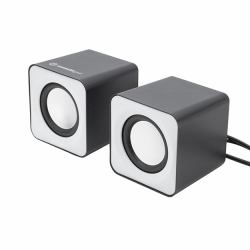 connektgear 24-1018 Tragbarer-/Partylautsprecher Tragbarer Stereo-Lautsprecher Schwarz, Weiß 6 W 