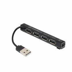 connektgear 25-0054 Schnittstellen-Hub USB 2.0 480 Mbit/s Schwarz, Weiß 