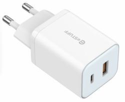 eSTUFF ES635065-BULK-ITH Ladegerät für Mobilgeräte Smartphone Weiß AC Schnellladung Drinnen 