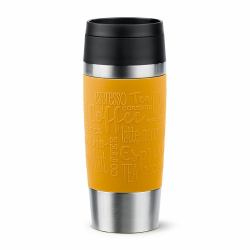 EMSA Travel Mug Classic 36 ml Edelstahl, Gelb 