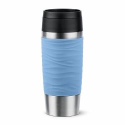 EMSA Travel Mug Waves 36 ml Blau, Edelstahl 