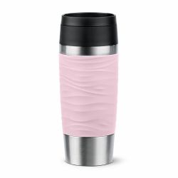 EMSA Travel Mug Waves 36 ml Pink, Edelstahl 