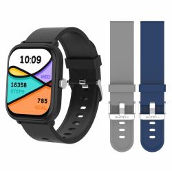 Entity AERO SMARTWATCH BLUE AND GREY 5,11 cm [2.01"] TFT 48.7 mm Digital 240 x 296 Pixel Touchscreen Schwarz 