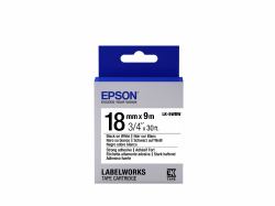 epson consumer et Epson Etikettenkassette LK-5WBW - Stark haftend - schwarz auf weiß - 18mmx9m 