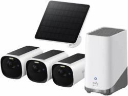 Eufy Cam E40 3-Cam Kit [HomeBase S380 and Solar Panel] Videoüberwachungskit 