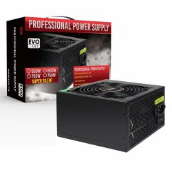Evo Labs BR600-12BL Netzteil 600 W 20+4 pin ATX ATX Schwarz 