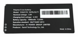 Fanvil BA30 Telefon-Ersatzteil/-Zubehör Akku 