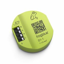frogblue frogDim1-1 - frogDim1-1, Dimming actuator, - Flush-mounted, 2400 MHz, IP20, Green, AC - Warranty: 12M