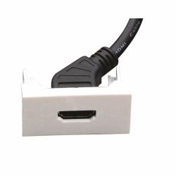 full Garbot FA-2420-P-HDMI[F/F]-20CM-V2.0 Steckdose Weiß 