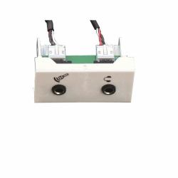 full Garbot FA-2420-PHJ-MIC-F/F-PH-20CM Steckdose Weiß 