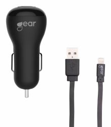 Gear 665011 Ladegerät für Mobilgeräte Universal Schwarz Zigarettenanzünder Auto 