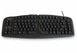 Goldtouch V2 Tastatur Tastatur Universal USB QWERTY Spanisch Schwarz  - UK version