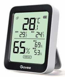 Govee H5075001 Temperatur- & Feuchtigkeitssensor Drinnen Freistehend Kabellos 