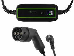 Green Cell Elektroauto Mobiles LadegerÃ¤t Schuko > Typ 2 3,6KW 6,5m Schwarz