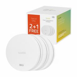 hombli Smoke Detector 2+1 Bundle - - White - Warranty: 24M