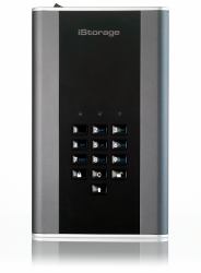 iStorage diskAshur DT2 256-bit 22TB-Classified - Graphite Externe Festplatte USB Typ-A 3.2 Gen 1 [3.1 Gen 1] Schwarz 