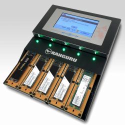 iStorage Kanguru Clone 4 HDD/SSD-Duplikator Schwarz 4 Kopien 