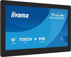 iiyama TW1023ASC-B3P Signage-Display Kiosk-Design 25,6 cm [10.1"] WLAN 385 cd/m² WXGA Schwarz Touchscreen Eingebauter Prozessor Android 24/7 