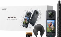 Insta360 X4 Explorer Bundle Actionsport-Kamera 72 MP 8K Ultra HD CMOS 25,4 / 2 mm [1 / 2"] WLAN 500 g 