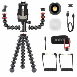 Joby JB01797-BWK Stativ Smartphone-/Digital-Kamera 3 Bein[e] Schwarz, Rot 