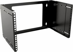 Lanview RAR210BL Rack 6U Wandmontiertes Regal Schwarz 