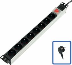 Lanview TUPS031 Stromverteilereinheit [PDU] 1U Schwarz 