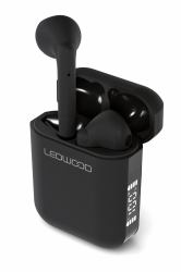LEDWOOD Apollo S Kopfhörer True Wireless Stereo [TWS] im Ohr Anrufe/Musik/Sport/Alltag USB Typ-C Bluetooth Schwarz 