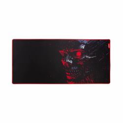 Marvo Scorpion G51 Noob XL Extra Large Size Non-Slip Microfibre Gaming Surface Mat [Black] Gaming-Mauspad Schwarz, Rot 