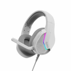 Marvo Scorpion H8618 Tactic 40 USB 2.0 Wired Gaming RGB Headset [White] Kopfhörer Kabelgebunden Kopfband Weiß 