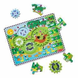 Melissa & Doug Animal Chase I-Spy Puzzlespiel 24 Stück[e] Bauernhof 