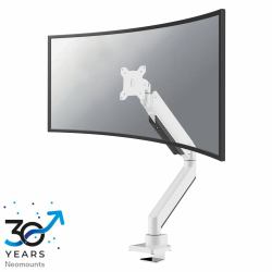 neomounts select Neomounts NM-D775WHITEPLUS Monitorarm 10-49" - Gasfeder - Topfix - 180°-Stopp 
